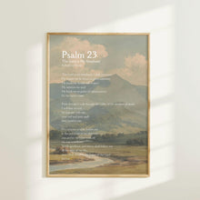 Psalm 23 Vintage Landscape Print Christian Bible Verse (Digital Download) 1584600747 9201