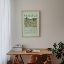Psalm 27 Poster Sage Green Christian Wall Art (Digital Download) 1884908505