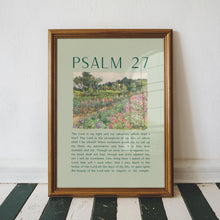 Psalm 27 Poster Sage Green Christian Wall Art (Digital Download) 1884908505