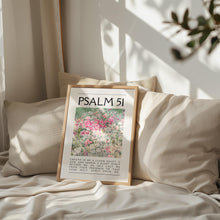 Psalm 51 Flower Market Print Christian Bible Verse Wall Art (Digital Download) 1796704608