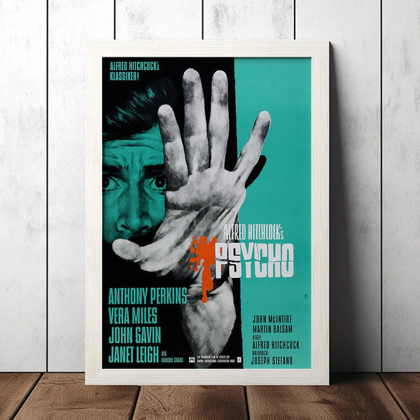 Psycho - German Classic Movie Poster- Film Fan Collectibles - Vintage Poster - Home Decor - Wall Art - Posters Gifts 1667680332