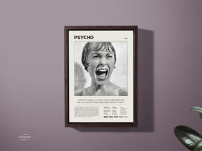 Psycho (1960) Classic Film Poster  Janet Leigh  Alfred Hitchcock  Halloween Decor  Wall Art Gift  Digital Download & Print Option 1782509835