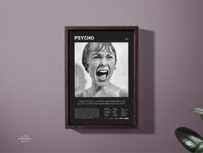 Psycho (1960) Classic Film Poster  Janet Leigh  Alfred Hitchcock  Halloween Decor  Wall Art Gift  Digital Download & Print Option 1782509835