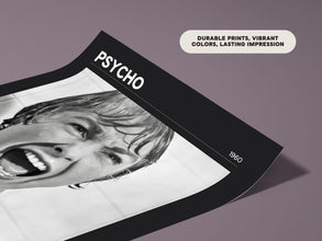 Psycho (1960) Classic Film Poster  Janet Leigh  Alfred Hitchcock  Halloween Decor  Wall Art Gift  Digital Download & Print Option 1782509835