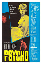 Psycho, 1960s, Movie Poster Alfred Hitchcock Film, (Digital Download), Printable 713051440