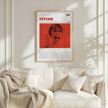 Psycho, Alfred Hitchcock, Retro Movie Poster, Custom Movie Poster 4421166909