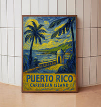 Puerto Rico Travel Poster Wall Art, Puerto Rico Poster, Puerto Rico Caribbean Island Wall Art, Caribbean Travel Print, Travel Gift