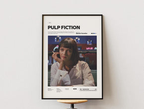 Pulp Fiction Film Poster, Tarantino's Cult Movie Poster Print, Uma Thurman Poster, Cinematic Wall Decor Idea, Printable Wall Art 1873896720