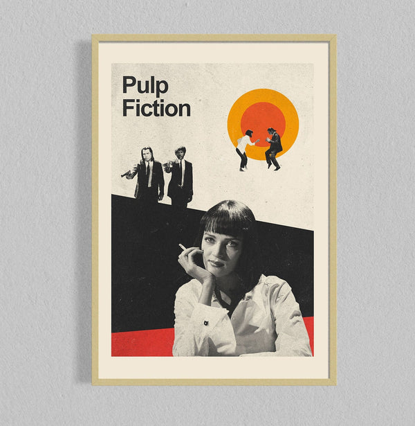 Pulp Fiction Movie Poster  Film Posters  Minimalist Movie Poster  Digital Download  Printable Wall Art Poster 1272562539