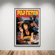 Pulp Fiction Movie Poster, Classic Quentin Tarantino Cinematic Print, Cult Crime Thriller Wall Art Glossy Large Format, Decor Perfect Gift 4295785757
