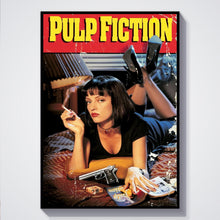 Pulp Fiction Movie Poster, Classic Quentin Tarantino Cinematic Print, Cult Crime Thriller Wall Art Glossy Large Format, Decor Perfect Gift 4295785757