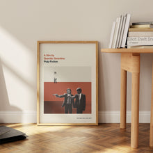Pulp Fiction print - Movie poster, retro, mid century modern, vintage art print, minimalist 1169401407