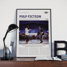 Pulp Fiction, Quentin Tarantino, Retro Movie Poster, Custom Movie Poster 4421170275