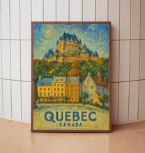 Quebec City Canada Travel Print, Quebec City Poster Print, Quebec Canada Wall Art, Fairmont Le Château Frontenac Wall Decor