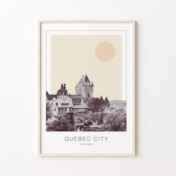Quebec City Poster Print, Quebec City Travel Poster, Quebec City Minimalistic Wall Art, Quebec City, Canada 1882439371