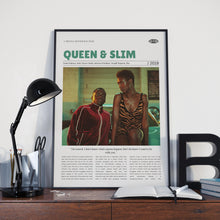 Queen & Slim, Melina Matsoukas, Retro Movie Poster, Custom Movie Poster Print 4421173398