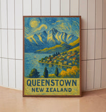 Queenstown New Zealand Print Wall Art, Queenstown Poster, Queenstown Wall Art, New Zealand Travel Print, New Zealand Travel Gift
