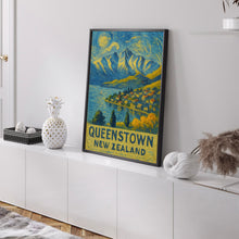 Queenstown New Zealand Print Wall Art, Queenstown Poster, Queenstown Wall Art, New Zealand Travel Print, New Zealand Travel Gift