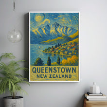 Queenstown New Zealand Print Wall Art, Queenstown Poster, Queenstown Wall Art, New Zealand Travel Print, New Zealand Travel Gift
