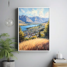 Queenstown Travel Print, Travel Poster of Queenstown, New Zealand Art Lovers Gift 2