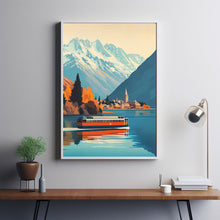 Queenstown Travel Print, Travel Poster of Queenstown, New Zealand Art Lovers Gift 2 3