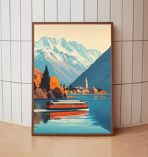 Queenstown Travel Print, Travel Poster of Queenstown, New Zealand Art Lovers Gift 2 3