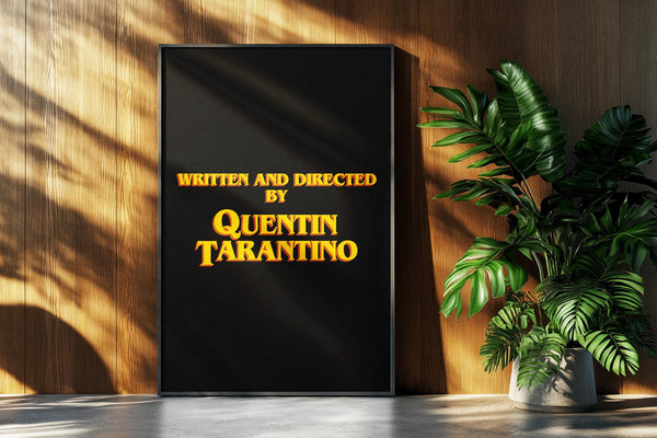 Quentin Tarantino Movie Poster Director Minimalist Print Retro Vintage Minimalism Wall Art Gift 1571181604