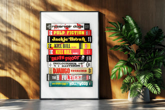 Quentin Tarantino VHS Movie Poster Nostalgic Minimalist Retro Film Wall Art Print Gift 1572308052