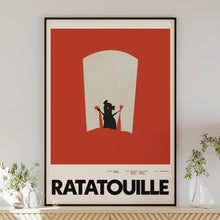 RATATOUILLE poster digital download, minimalist wall art, mid-century modern, vintage style, retro home decor, Disney, Pixar 1890712217