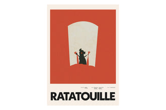 RATATOUILLE poster digital download, minimalist wall art, mid-century modern, vintage style, retro home decor, Disney, Pixar 1890712217