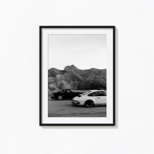 Racing Porsche 911 Print, Vintage Porsche Black and White Wall Art, Vintage Print, Photography Prints, Museum Quality Photo Art Print 4323574011