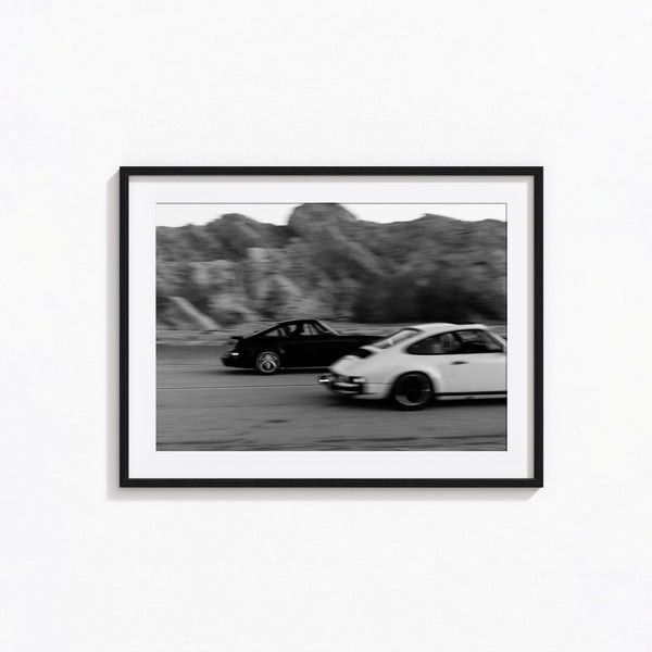 Racing Porsche 911 Print, Vintage Porsche Black and White Wall Art, Vintage Print, Photography Prints, Museum Quality Photo Art Print 4323584008