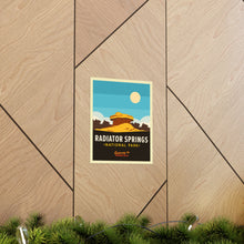 Radiator Springs Travel Poster, Disney CARS Poster, Disney Cars Wall Art, Lightning McQueen Art Print, Retro Print, Disney Art, Disney Gift 1526503647