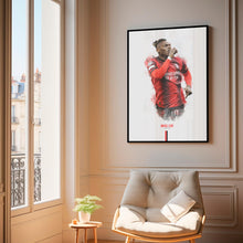 Rafael Leao AC Milan Poster Serie A Football Wall Art 1787336161