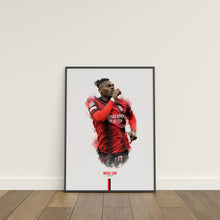 Rafael Leao AC Milan Poster Serie A Football Wall Art 1787336161