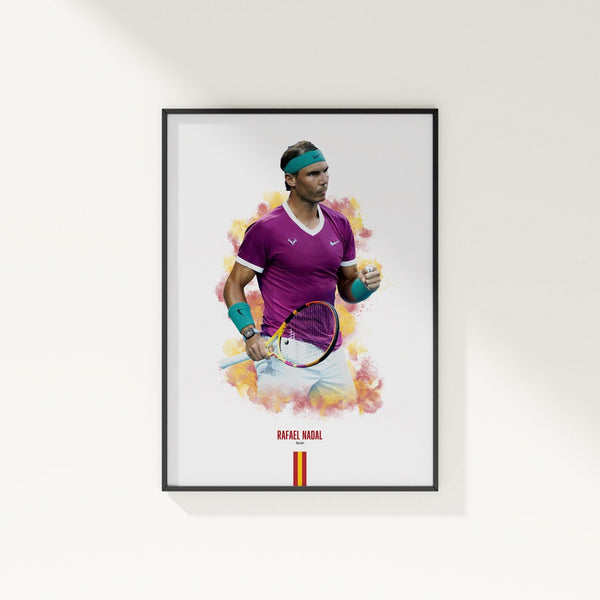 Rafael Nadal Poster Tennis Wall Art 1762852078