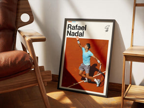 Rafael Nadal Poster, Tennis Wall Art, Framed ATP Print, Sports Decor, Legend Artwork 4401694933