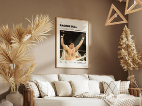 Raging Bull Film Poster, Martin Scorsese's Raging Bull Movie Alternative Poster Print, Robert De Niro Poster Print, Cinematic Room Decor 1872394852