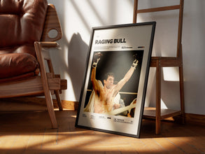 Raging Bull Film Poster, Martin Scorsese's Raging Bull Movie Alternative Poster Print, Robert De Niro Poster Print, Cinematic Room Decor 1872394852