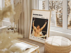 Raging Bull Film Poster, Martin Scorsese's Raging Bull Movie Alternative Poster Print, Robert De Niro Poster Print, Cinematic Room Decor 1872394852