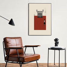 Raise The Red Lantern Minimalistic Poster  Mid Century Modern Poster  Minimalist Poster  Retro Art Print  Collage Art Poster 1520317681