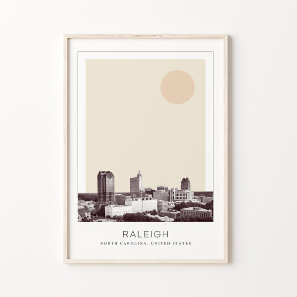 Raleigh Poster Print, Raleigh Travel Poster, Raleigh Minimalistic Wall Art, Raleigh, North Carolina, United States 1882436839