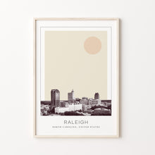 Raleigh Poster Print, Raleigh Travel Poster, Raleigh Minimalistic Wall Art, Raleigh, North Carolina, United States 1882436839