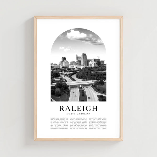 Raleigh Travel Poster, Raleigh Print, Raleigh Wall Art, Travel Print, North Carolina City Art, Raleigh Gift, North Carolina Decor  US43M 4344779072