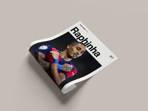 Raphael Dias Belloli Poster, Raphinha Art Print, Soccer Wall Decor, Barcelona Winger, Football Fan Gift 4479315421