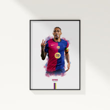 Raphinha FC Barcelona Poster La Liga Football Wall Art 1870208792