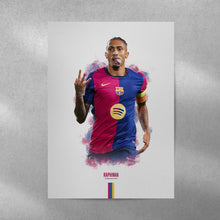 Raphinha FC Barcelona Poster La Liga Football Wall Art 1870208792