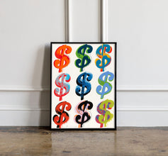 Rare Andy Warhol Dollar Sign poster, Andy Warhol Dollar Print, Pop art poster, Wall art decor 1200323717
