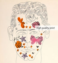 Rare Andy Warhol drawing poster, Andy Warhol Line Art Print, Line Art poster, Wall art decor, Contemporary art print, Andy Warhol Wall Decor 1133214590