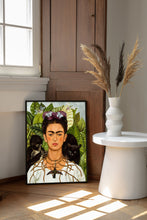 Rare Frida Kahlo Self-Portrait with Thorn Print, Vintage Frida Kahlo Print, Frida Kahlo Poster, Frida Kahlo Exhibition print 1204049907